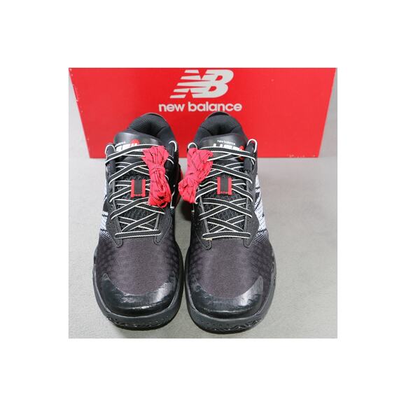 New Balance Hesi Low V2 Mens 6.5 Wide 2E Basketball Shoes Black White BBHSLAT2 main image 5